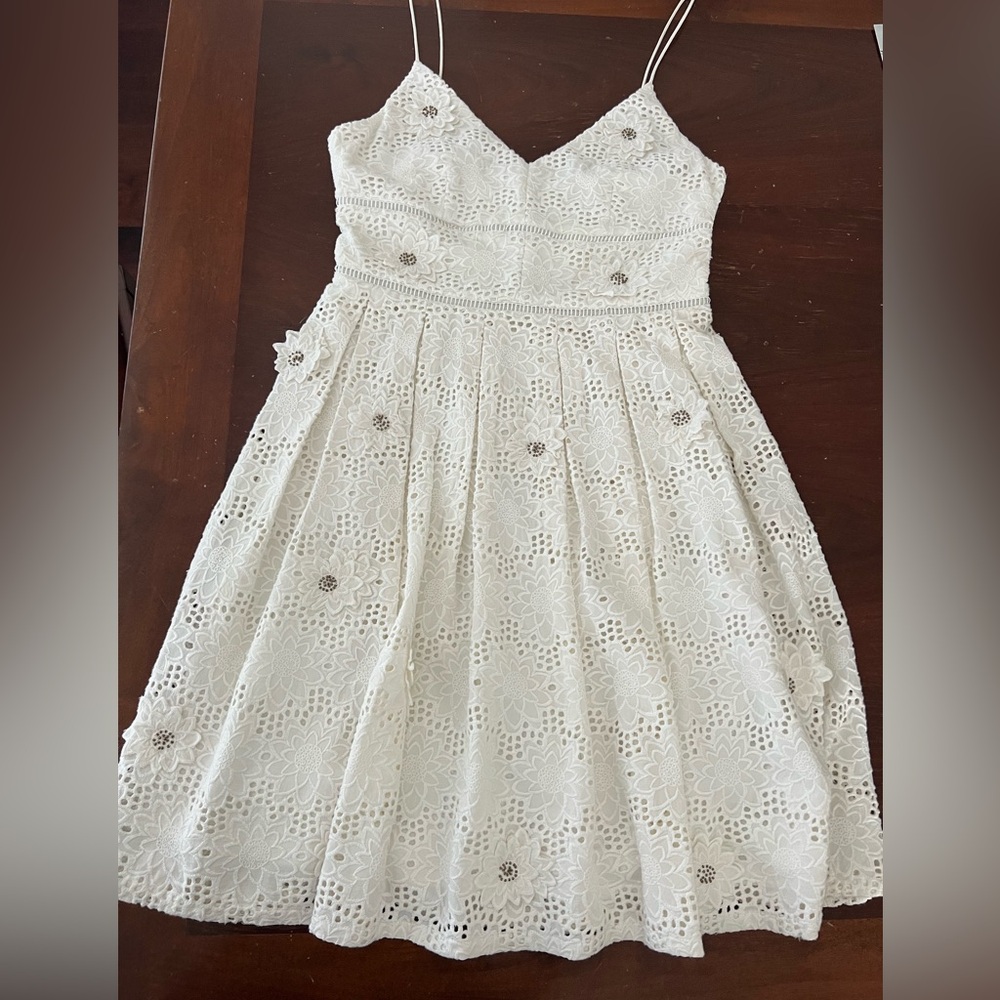 Silk Spaghetti Straps by Michael Kors Dress | ivory | 4 - Picture 4 of 15